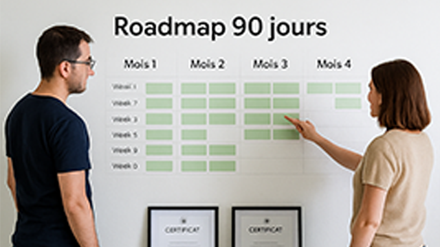 J9 — 90 jours & examen